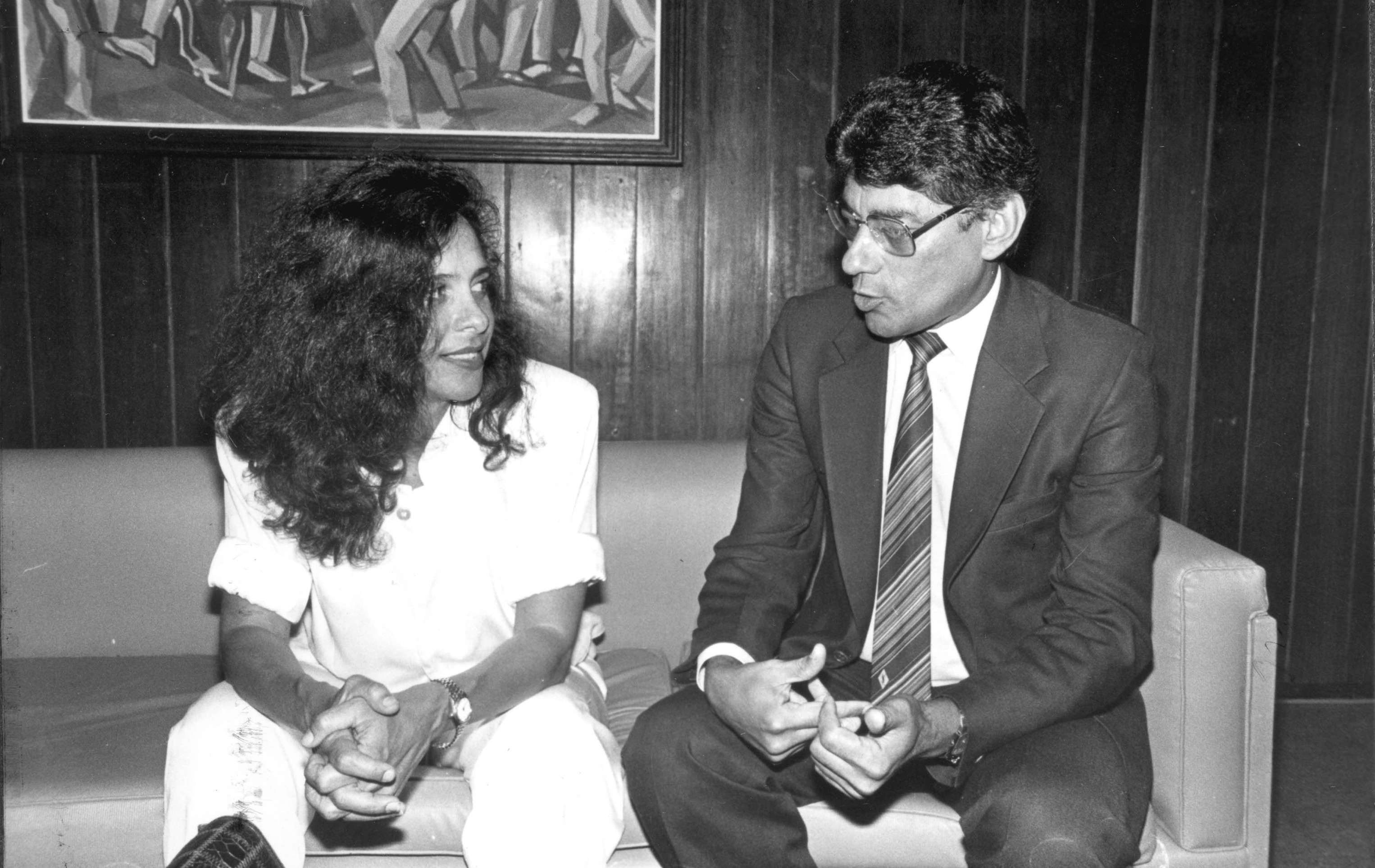 Visita da cantora baiana Gal Costa