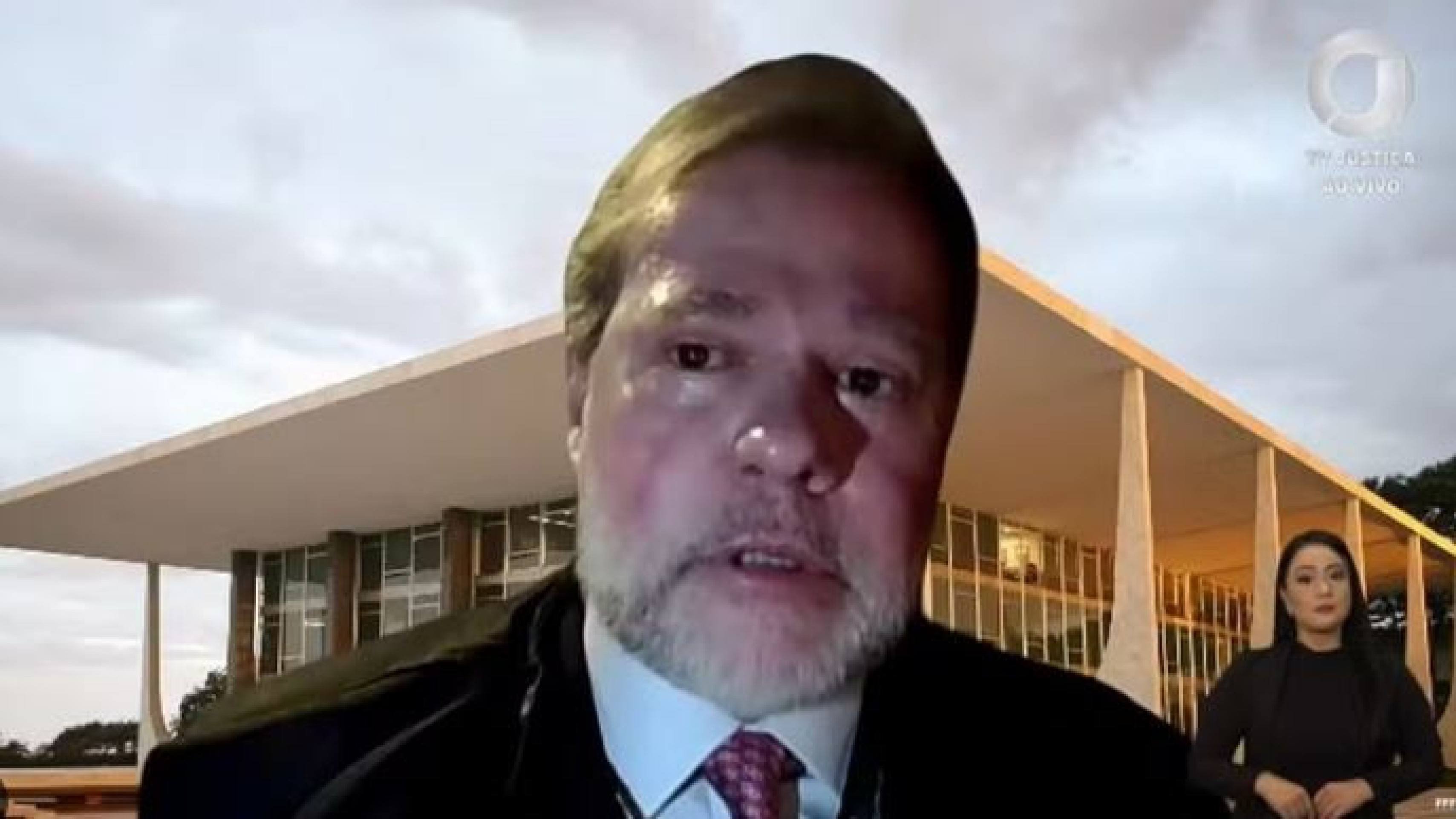 Ministro Toffoli chora em homenagem no STF -  (crédito: Reprodução)