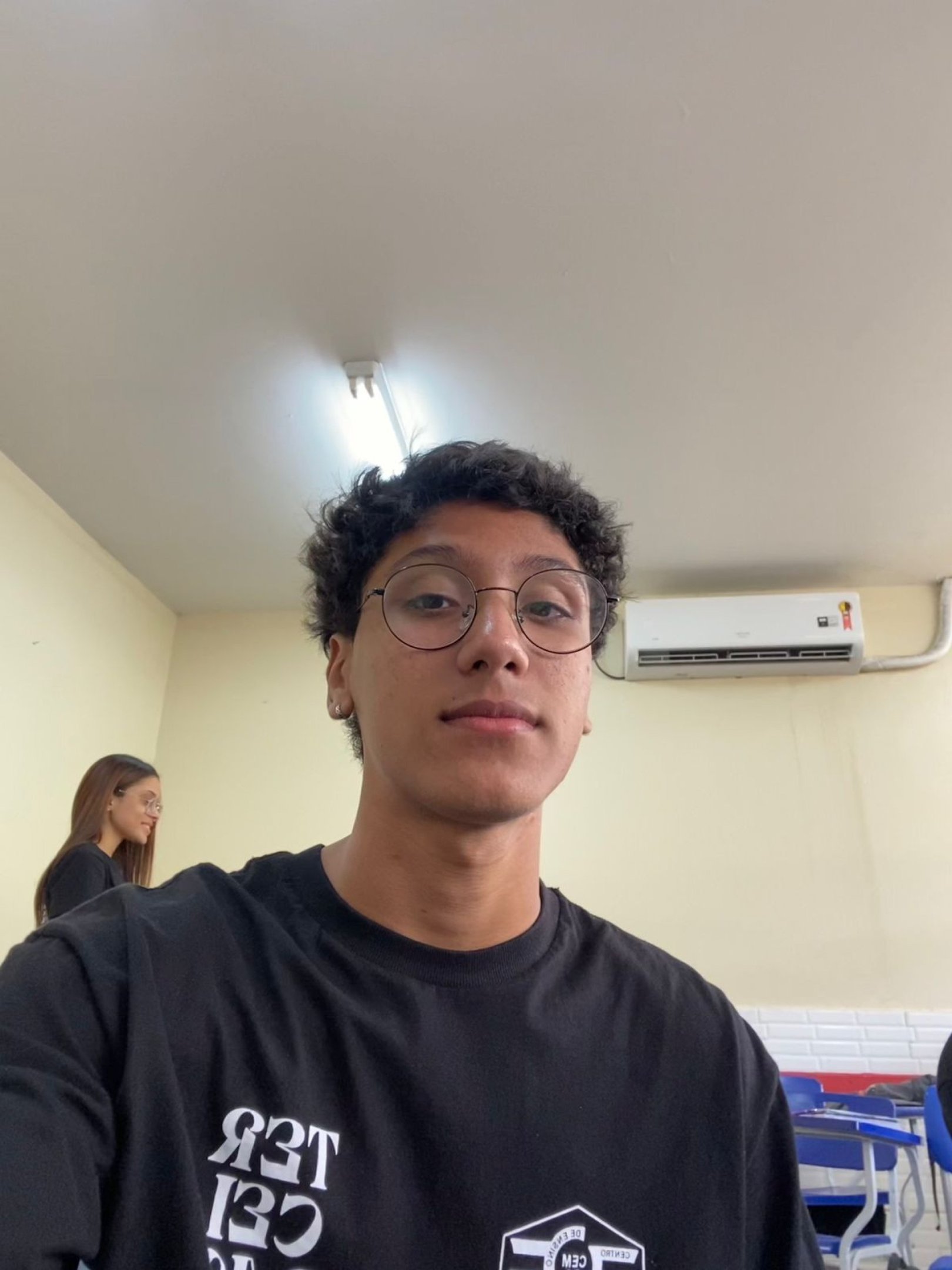 O estudante Rafael Alves afirma que mesmo com o nervosismo, sente-se preparado para a prova