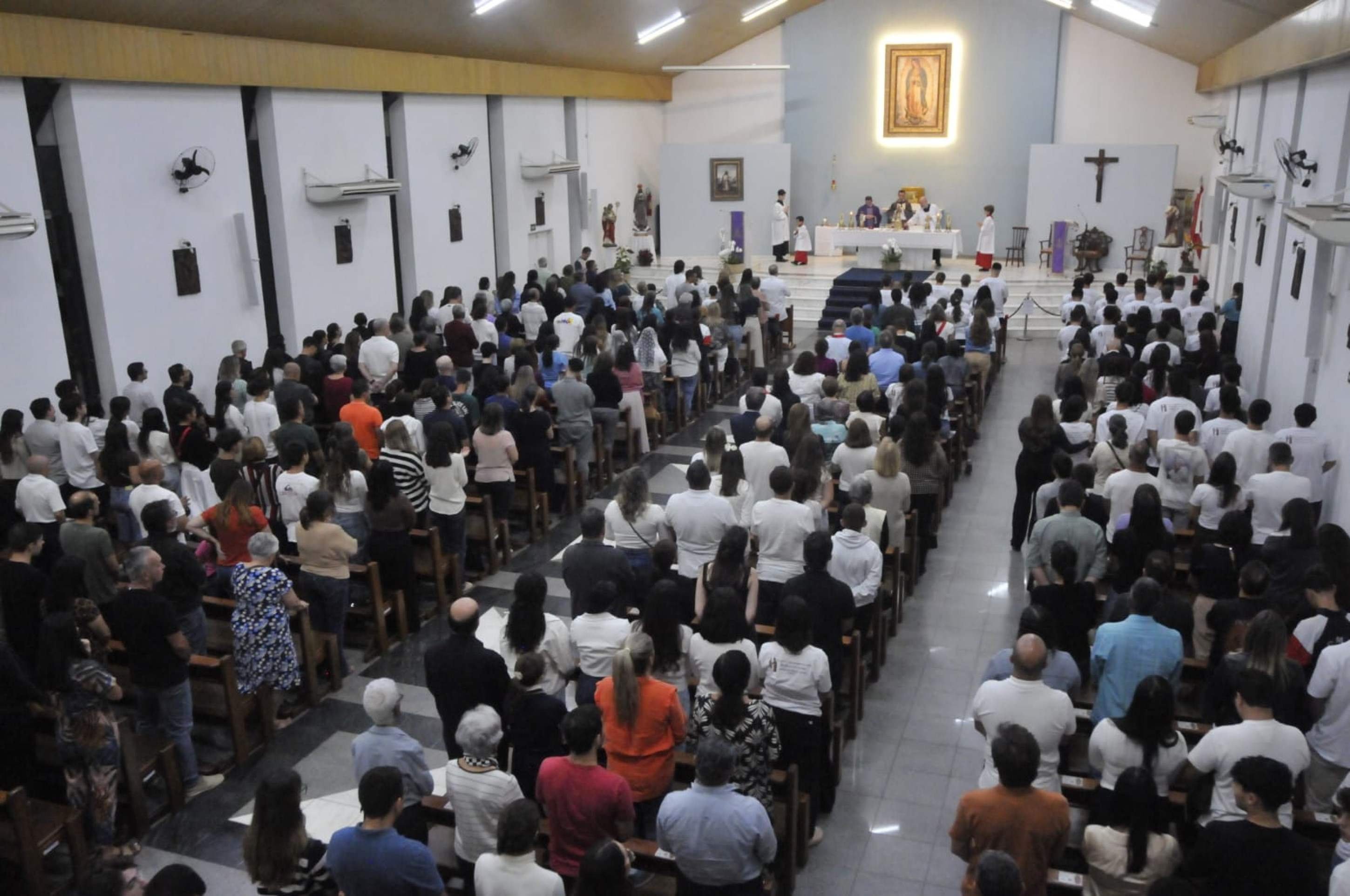  23.10.2025. Marcelo Ferreira CB/DA Press. Missa de 7 dia do Isaac VIlhena 