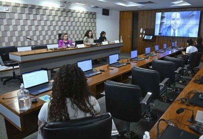 Audiência pública sobre politicas públicas para primeira infância -  (crédito: Foto: Jefferson Rudy/Agência Senado)