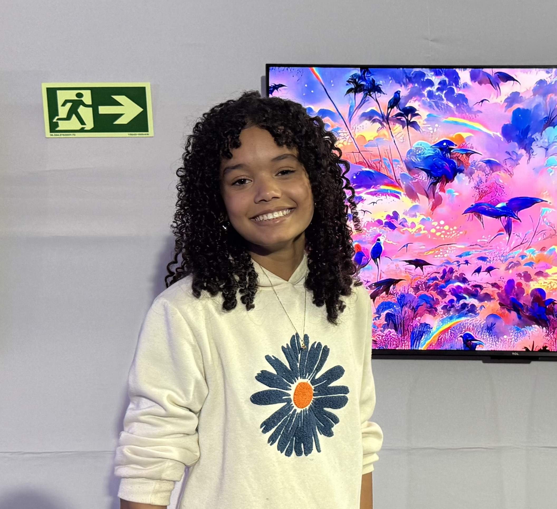  Bruna Yasmin destacou o quanto se inspirou com as histórias apresentadas durante a palestra.