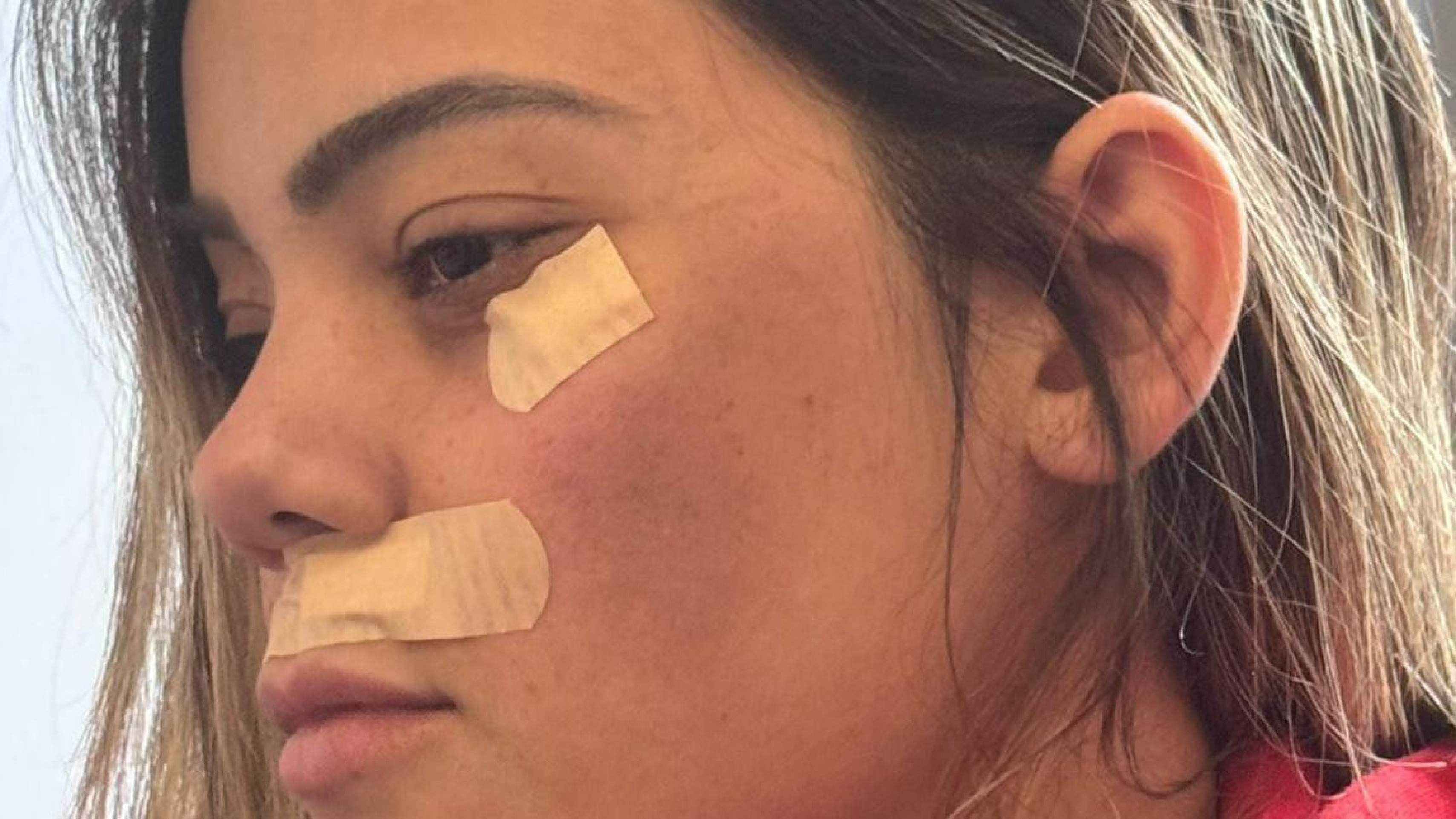 Suspeito de atacar Jhordana desceu do trem após perceber que estava sendo filmado