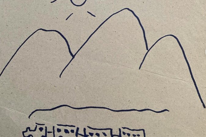 Milton Nascimento desenhou o trenzinho do encarte do LP 'Minas'