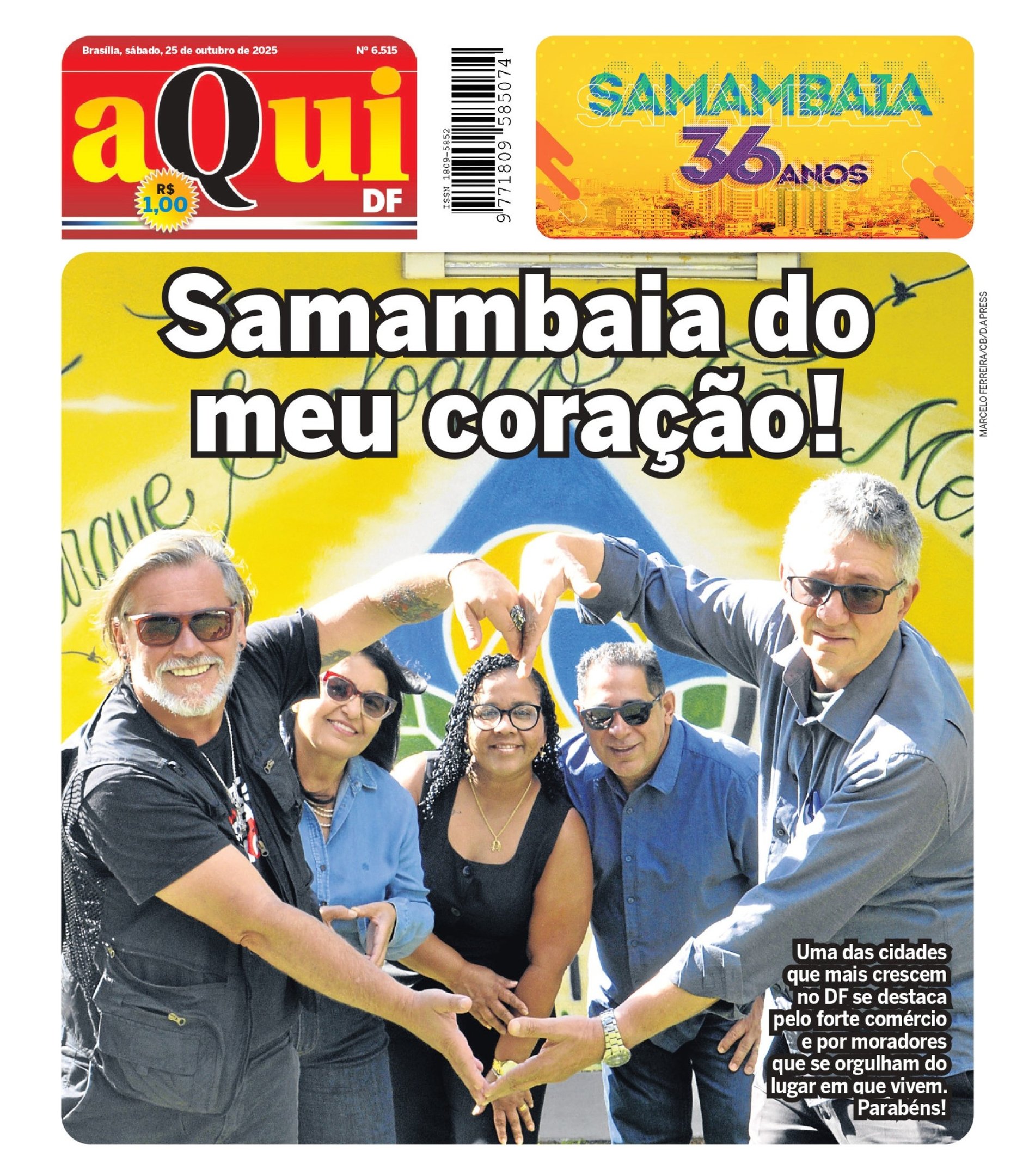 Confira o especial sobre os 36 anos de Samambaia