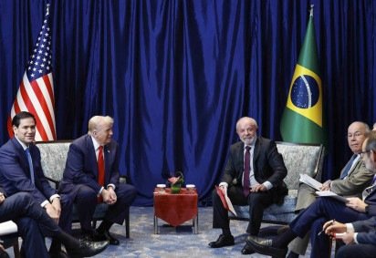 Lula e Trump estiveram juntos na Malásia. Ali as comitivas deixaram alinhavada a reunião que se realiza hoje -  (crédito: Ricardo Stuckert/PR) -Lula e Trump estiveram juntos na Malásia. Ali as comitivas deixaram alinhavada a reunião que se realiza hoje -  (crédito: Ricardo Stuckert/PR)