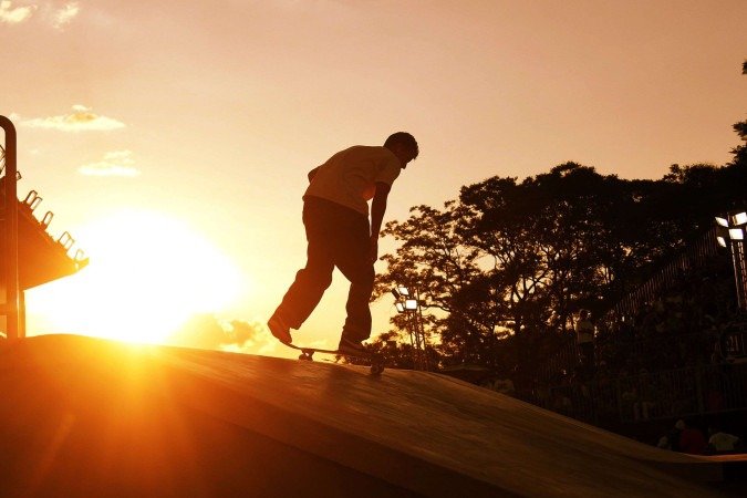 O visual cinematográfico do fim de tarde no Parque da Cidade brindou a plateia com um visual inesquecível na pista inaugurada para a disputa do STU - (crédito: Ed Alves CB/DA Press) O visual cinematográfico do fim de tarde no Parque da Cidade brindou a plateia com um visual inesquecível na pista inaugurada para a disputa do STU - (crédito: Ed Alves CB/DA Press)