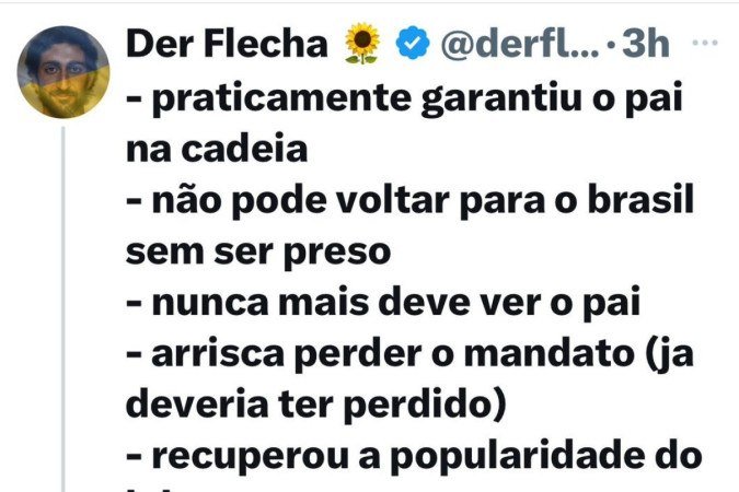 Eduardo Bolsonaro é alvo nas redes de esquerda