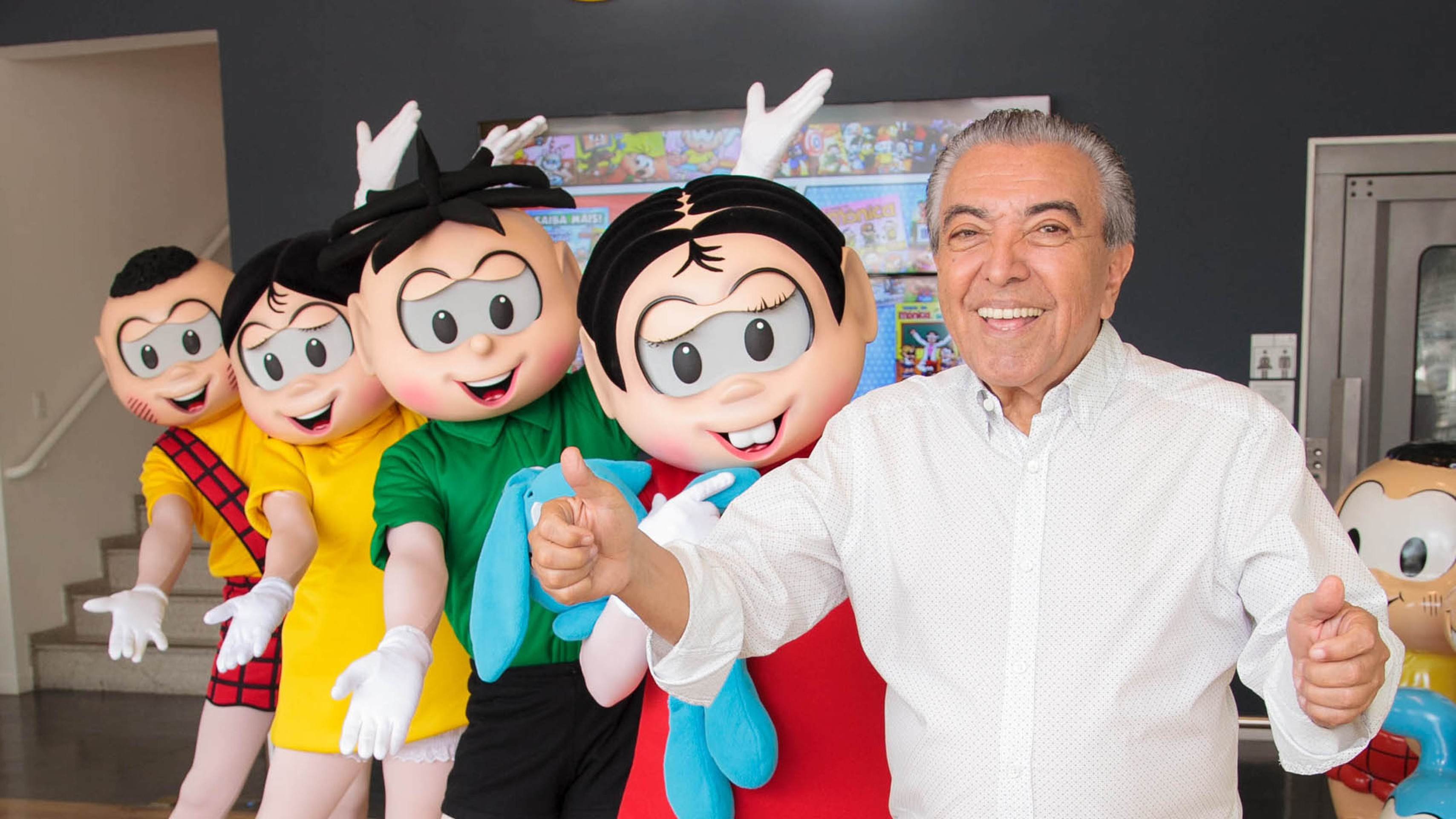 Maurício de Sousa completa 90 anos nesta segunda-feira (27/10)