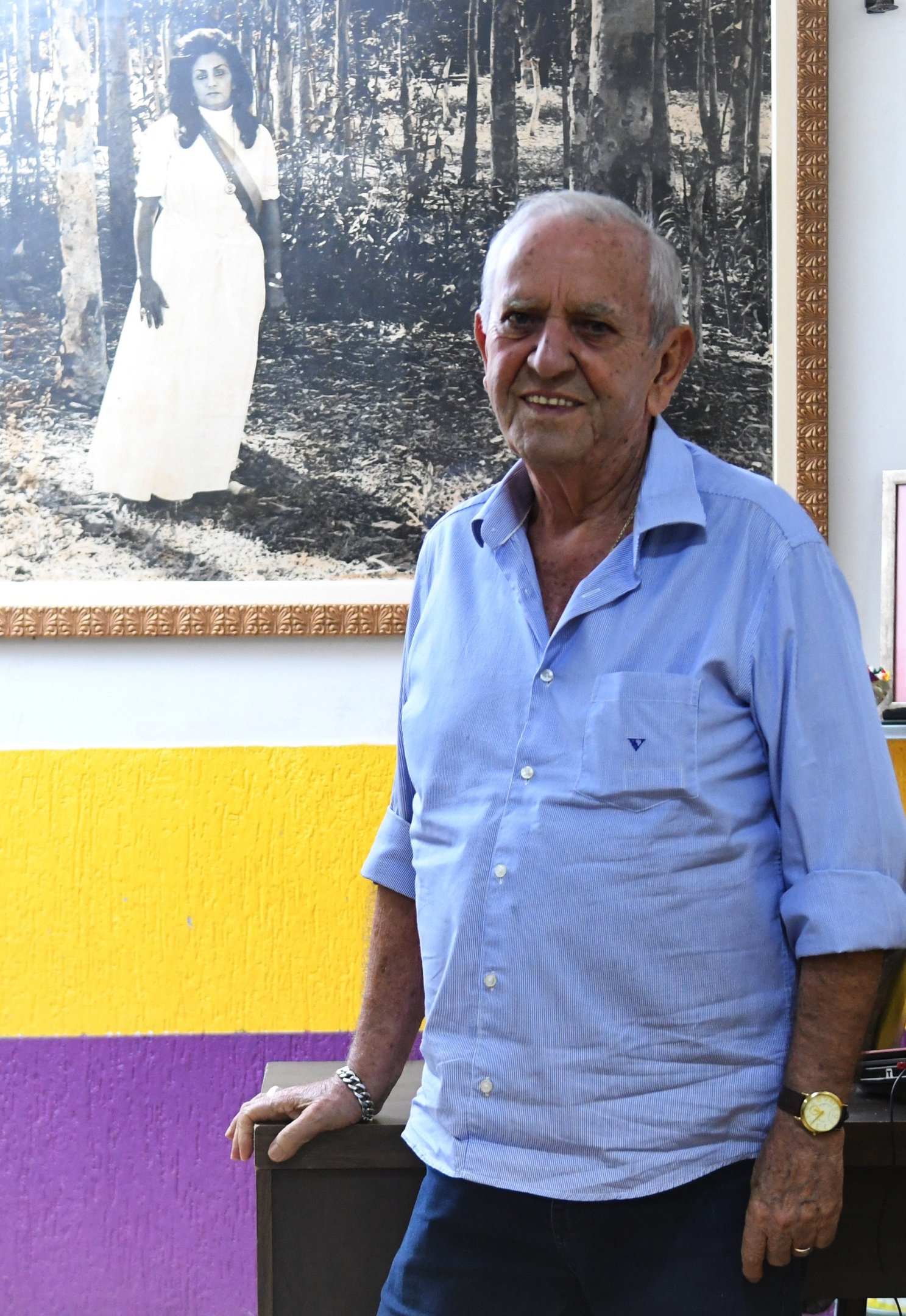 Raul Zelaya, filho de Tia Neiva, &eacute; o atual l&iacute;der do Vale do Amanhecer