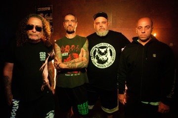 Jão (guitarra), Juninho (baixo), João Gordo (vocal) e Boka (bateria), da esquerda para a direita, apresentam-se na Infinu amanhã -  (crédito:  Marcos Hermes)