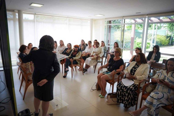 O evento teve como anfitriã a ativista Gabriela Rollemberg, que, líder da organização O evento teve como anfitriã a ativista Gabriela Rollemberg, que, líder da organização