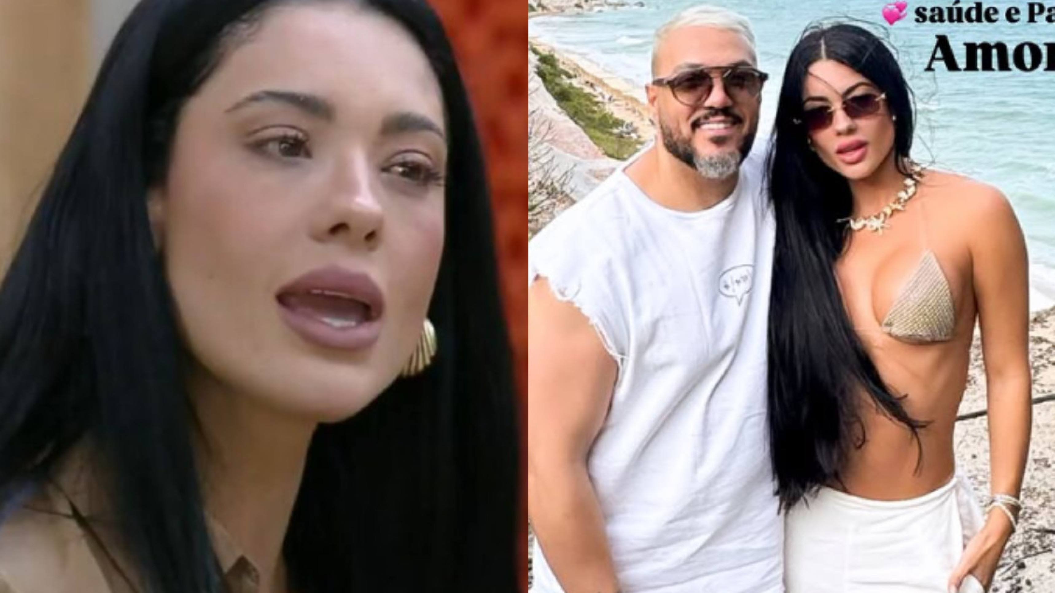 A Fazenda: Rayane tenta explicar por que Belo não posta foto com ela