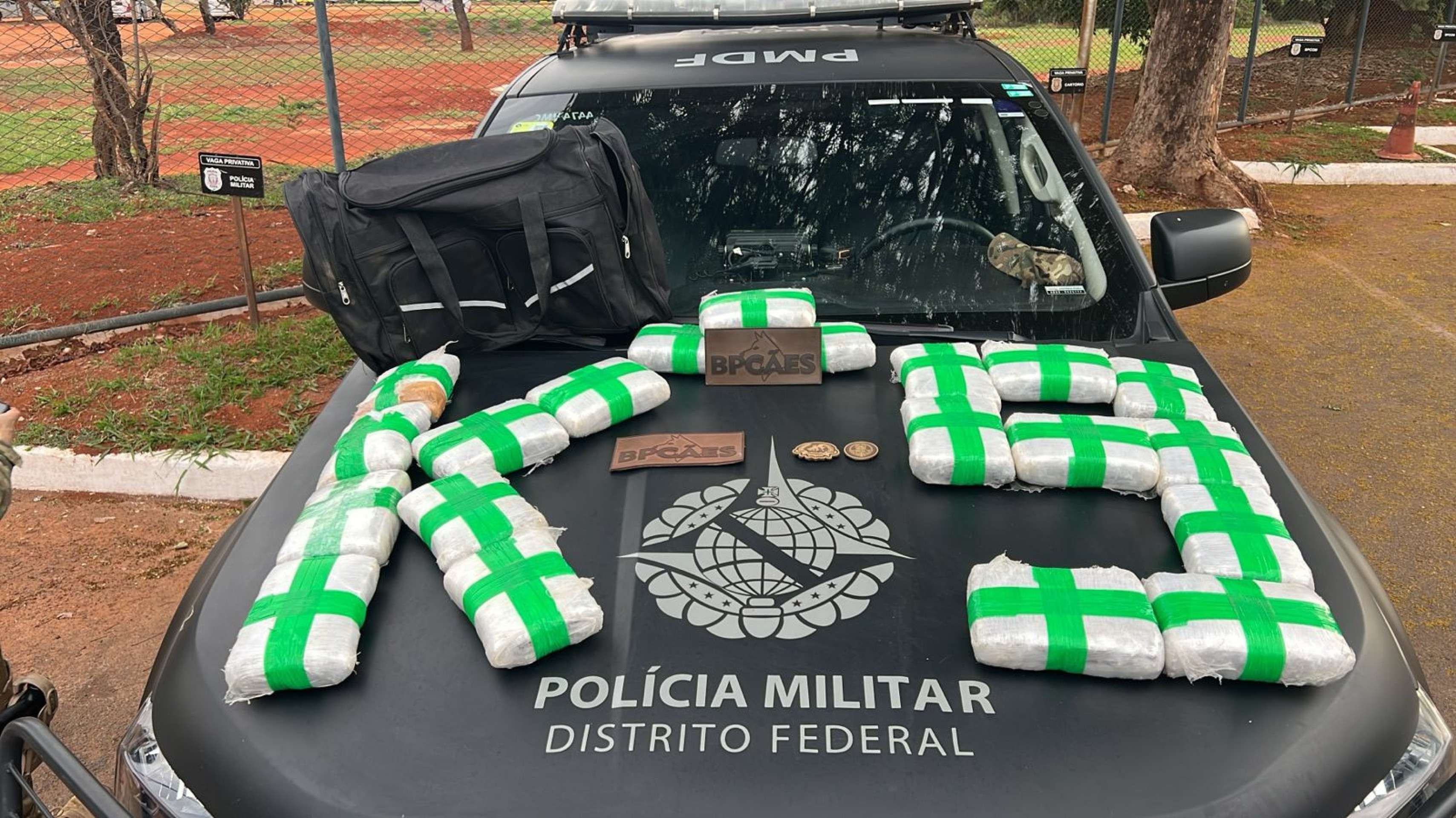 Cão farejador localiza homem com 20 kg de maconha na Rodoviária Interestadual