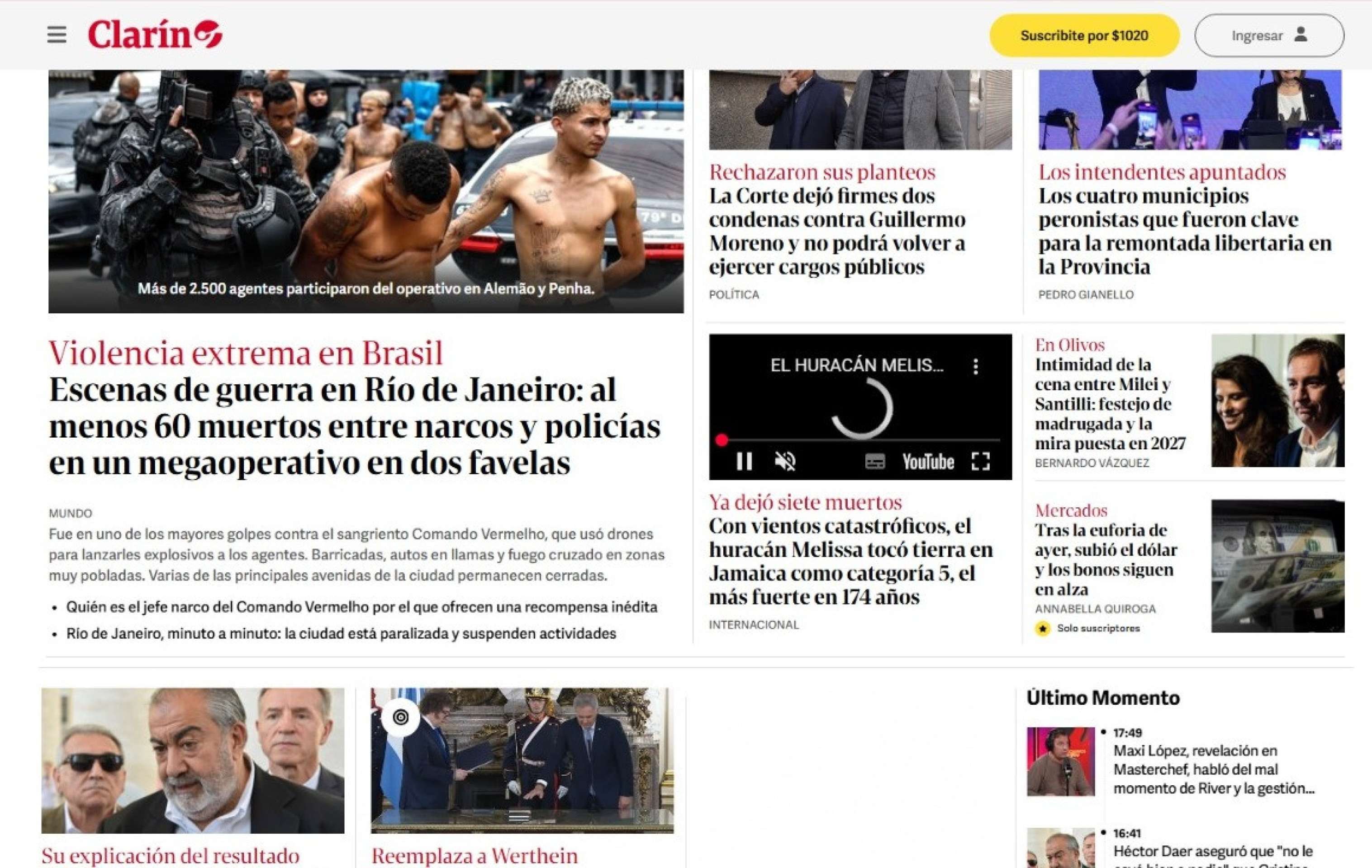 Megaoperação repercute na imprensa internacional