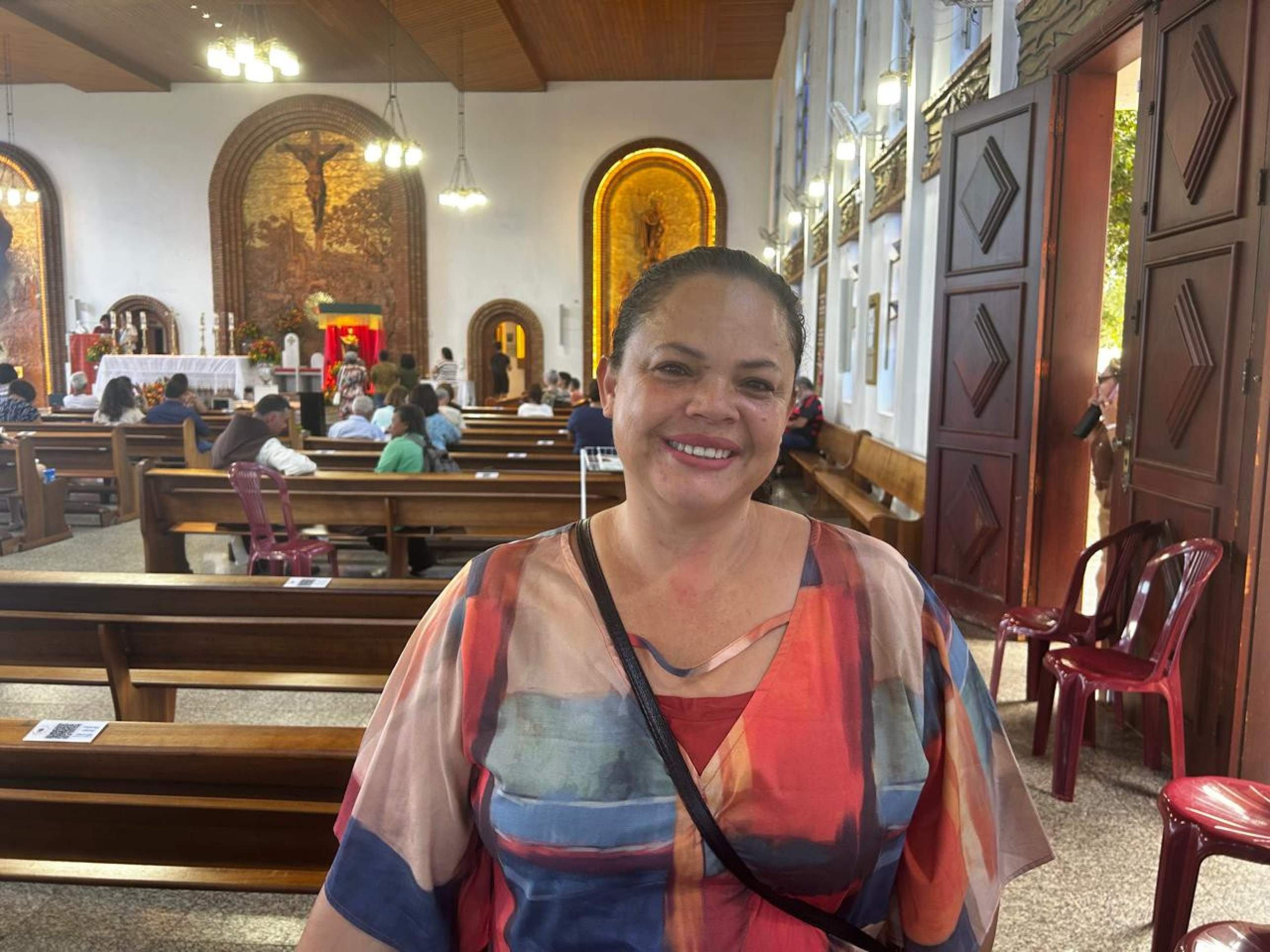 A dona de casa Tarciana Gomes, de 48 anos