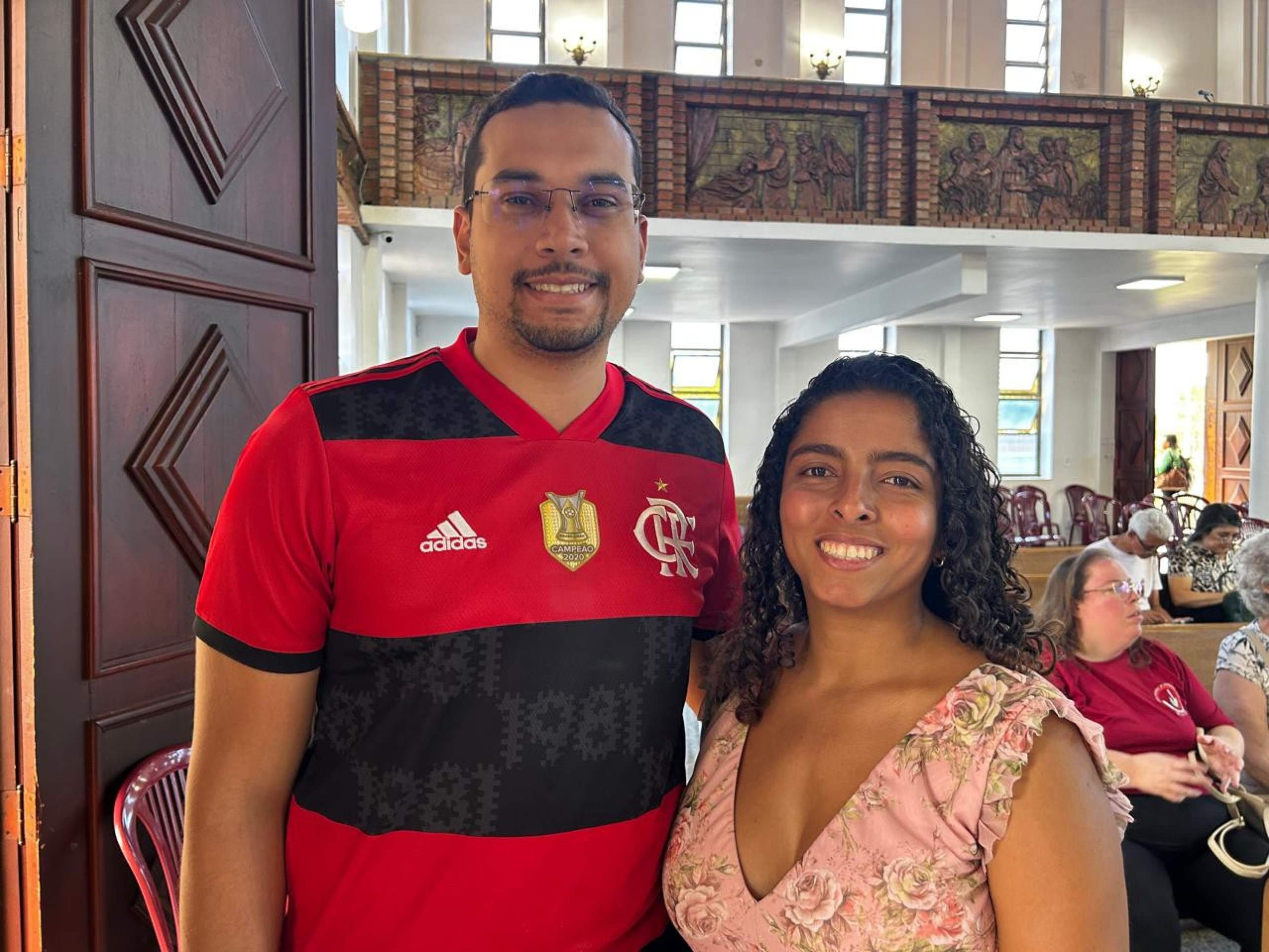 Fiéis celebram São Judas Tadeu, padroeiro dos servidores públicos e do Flamengo