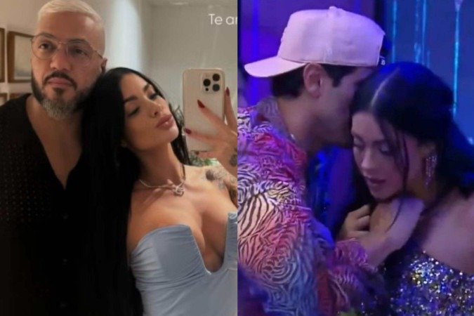 A Fazenda: Namorada de Belo é acusada de trair cantor debaixo do edredom - (crédito: Reprodução/Record) A Fazenda: Namorada de Belo é acusada de trair cantor debaixo do edredom - (crédito: Reprodução/Record)