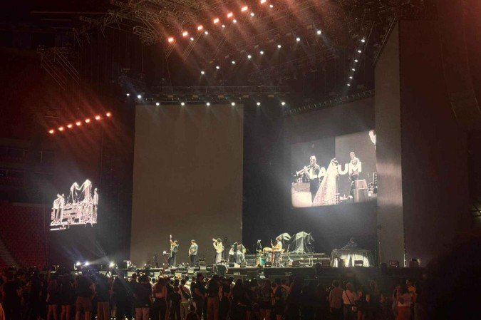 Os mineiros do Lagum se apresentaram como show de abertura da banda Imagine Dragons - (crédito: Isabela Berrogain) Os mineiros do Lagum se apresentaram como show de abertura da banda Imagine Dragons - (crédito: Isabela Berrogain)