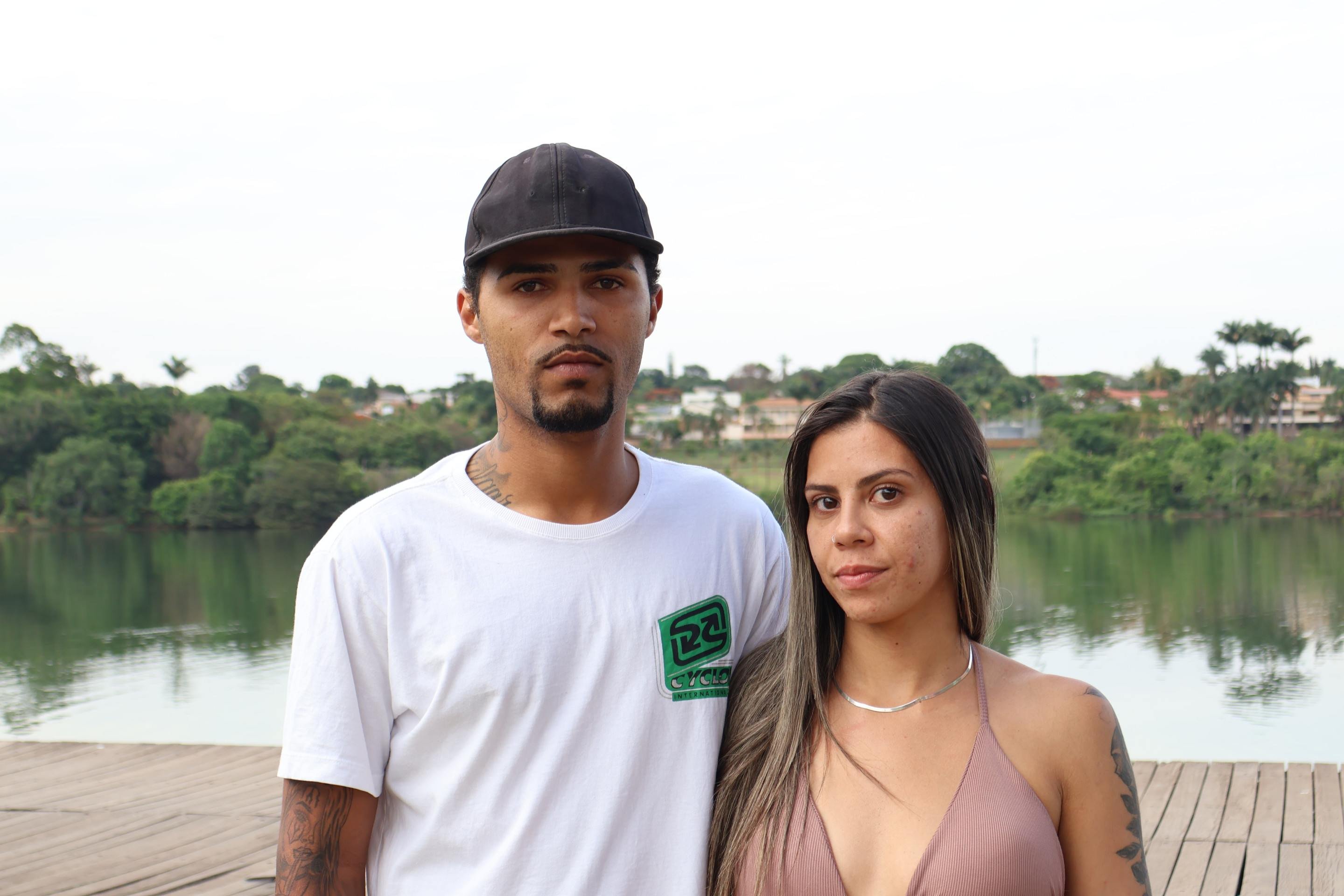  29/10/2025 Bruna Gaston CB/DA Press. Orla do Lago Norte, Rogerio Henrique da Conceição e Janihely Dos Santos       