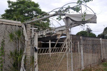 Propriedade da Embaixada da África do Sul está depredada