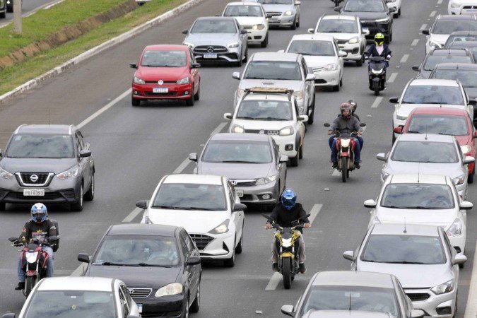  30/10/2025 Crédito: Marcelo Ferreira/CB/D.A Press. Brasil. Brasília - DF - Aumento de sinistros de trânsito fatais envolvendo motociclista em 2025.   -  (crédito:  Marcelo Ferreira/CB/D.A Press)