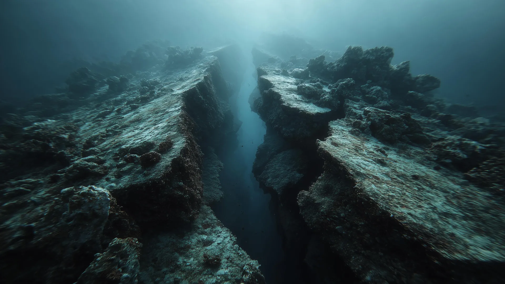 Cientistas observam placa tectônica se despedaçando no oceano - (crédito: AI/ScienceDaily.com) Cientistas observam placa tectônica se despedaçando no oceano - (crédito: AI/ScienceDaily.com)