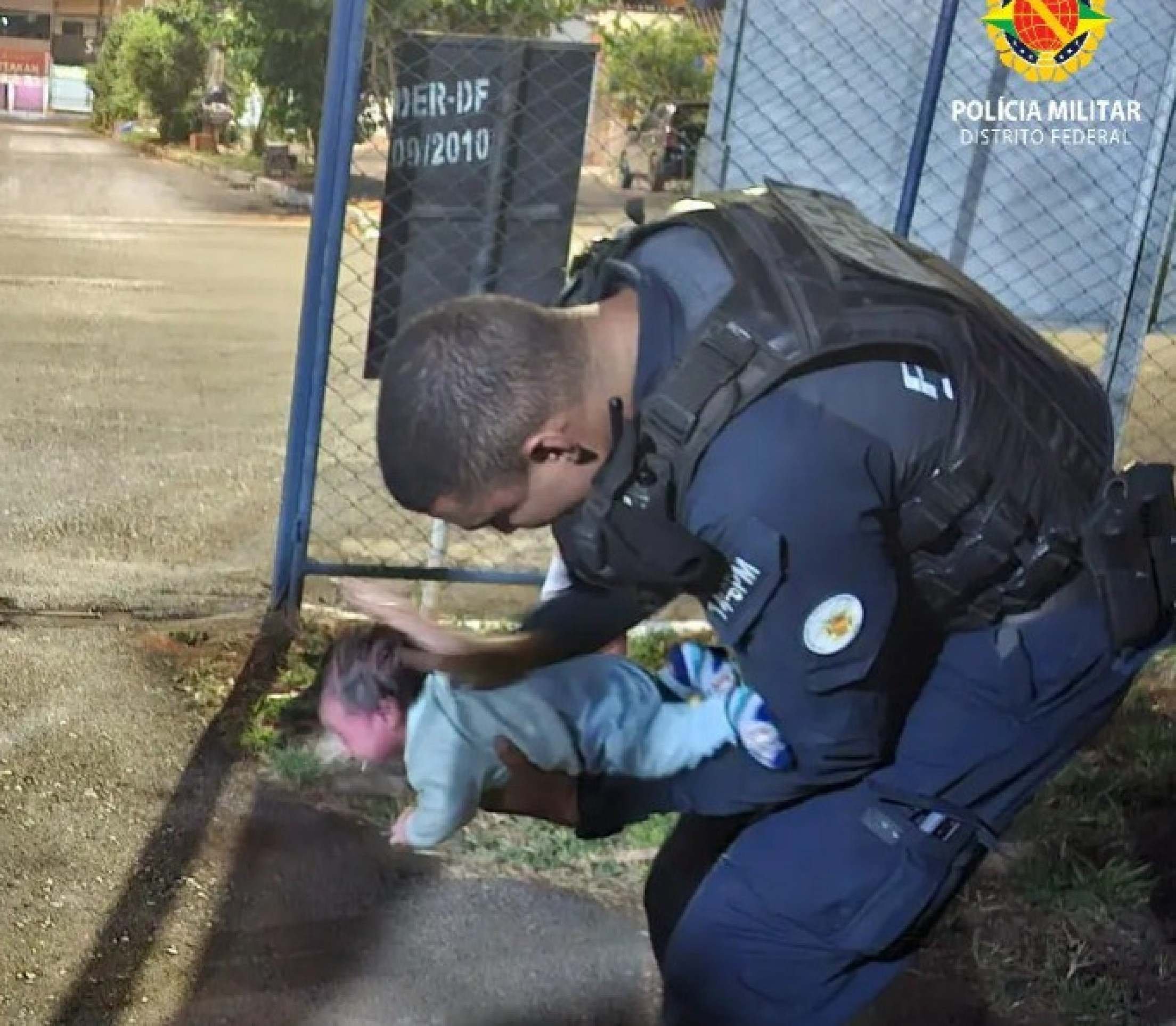 PM salva bebê recém-nascido após engasgo, em Planaltina