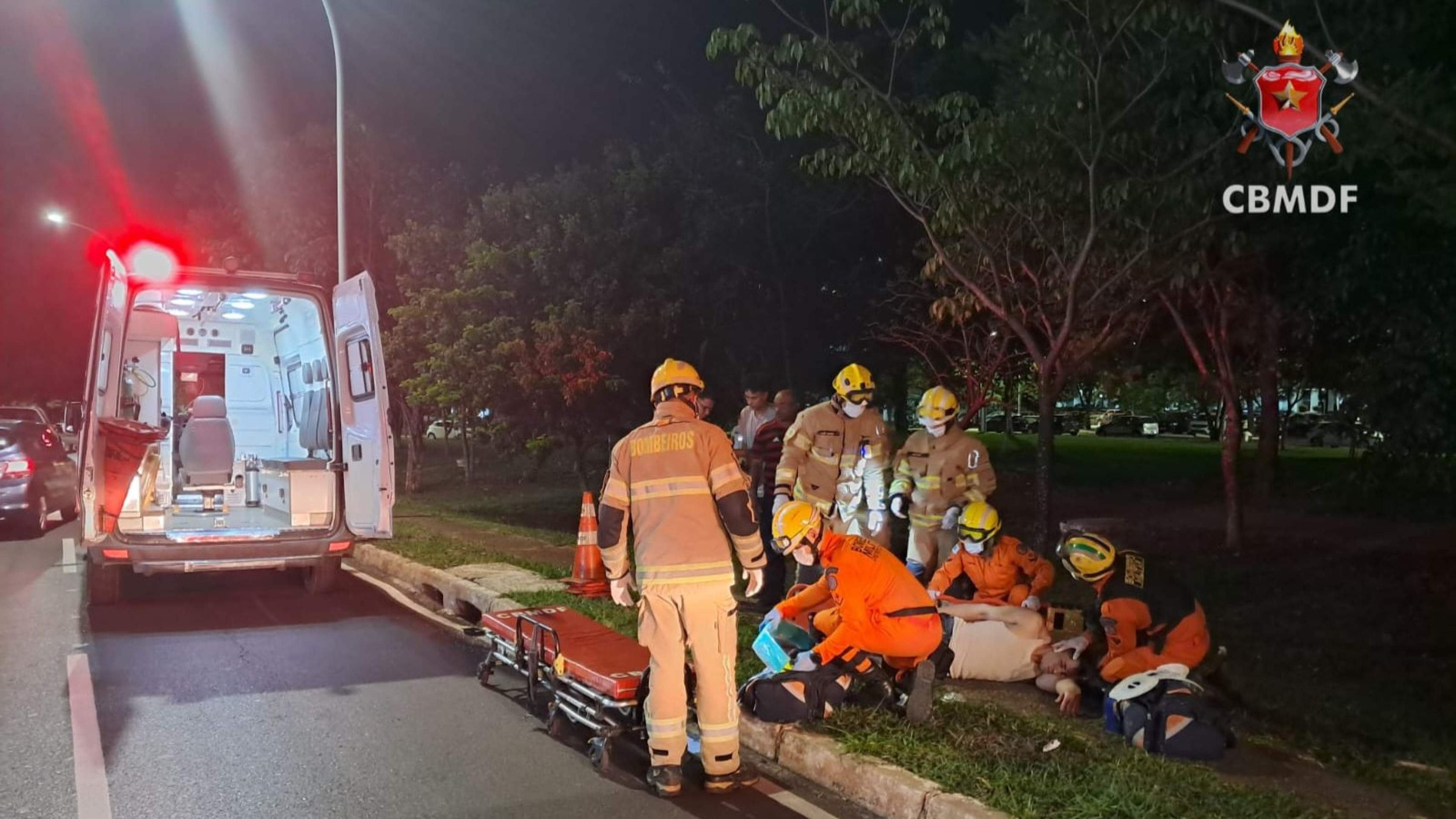 Homem é atropelado por moto na 307 Norte