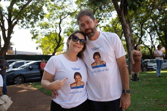 Simara e Jairton homenagearam parente que morreu em 2018