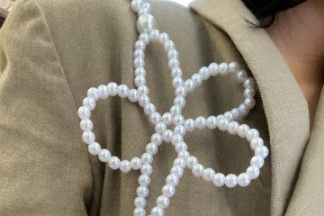 Acessórios feitos 
totalmente de miçanga 
viraram moda