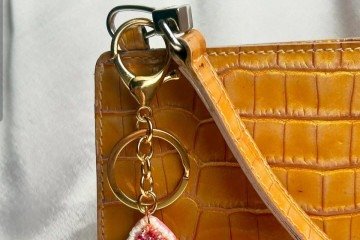 A tendência também estampa chaveiros