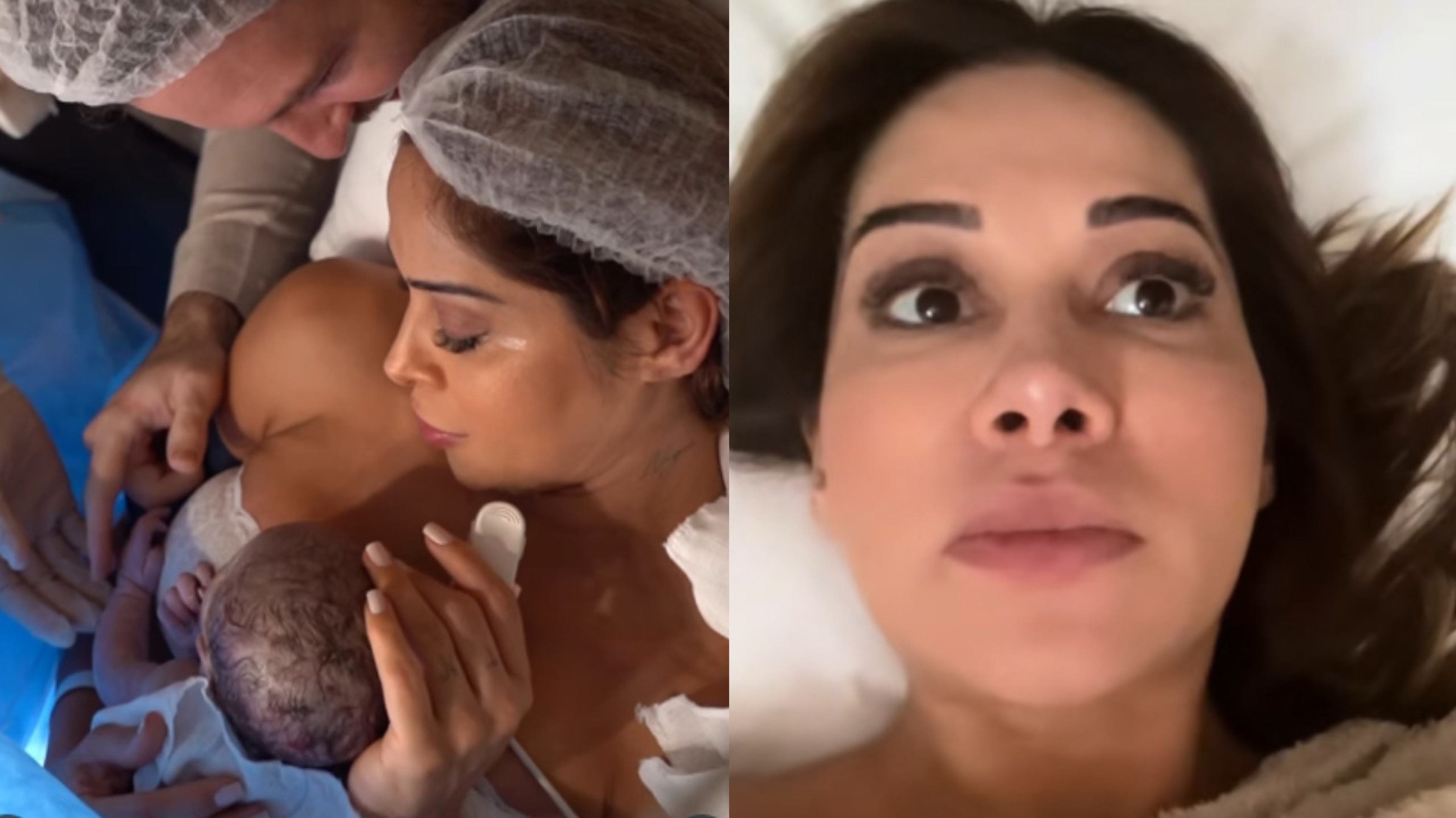 Maíra Cardi faz relato impactante sobre parto da filha: 'Desmaiada e sem respirar'