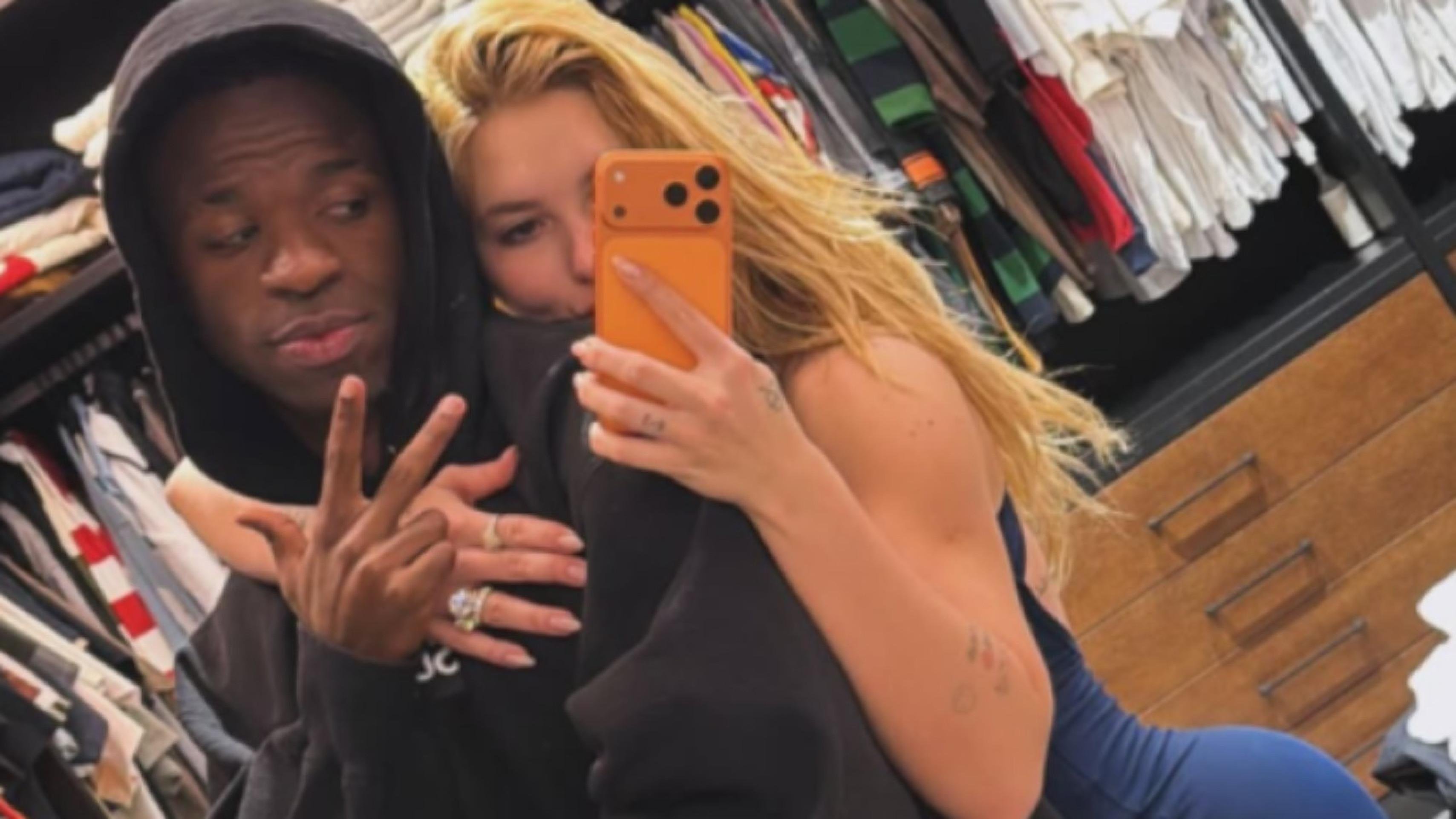 Virginia se despede de Vini Jr. e posta foto sensual coladinha com o craque