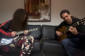 Lô Borges: ex-guitarristas do Megadeth tocam versão de 'O trem azul'