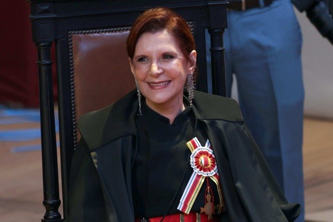 Manifestação da ministra foi durante ato ecumênico em memória aos 50 anos do assassinato de Vlado Herozg - (crédito: José Cruz/Agência Brasil) Manifestação da ministra foi durante ato ecumênico em memória aos 50 anos do assassinato de Vlado Herozg - (crédito: José Cruz/Agência Brasil)