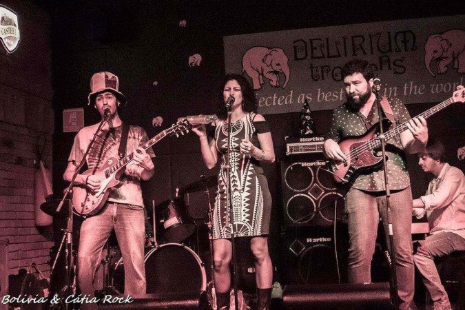 Banda Top Top em sua antiga formação, 2015 - (crédito: Bolivia e Cátia Rock) Banda Top Top em sua antiga formação, 2015 - (crédito: Bolivia e Cátia Rock)
