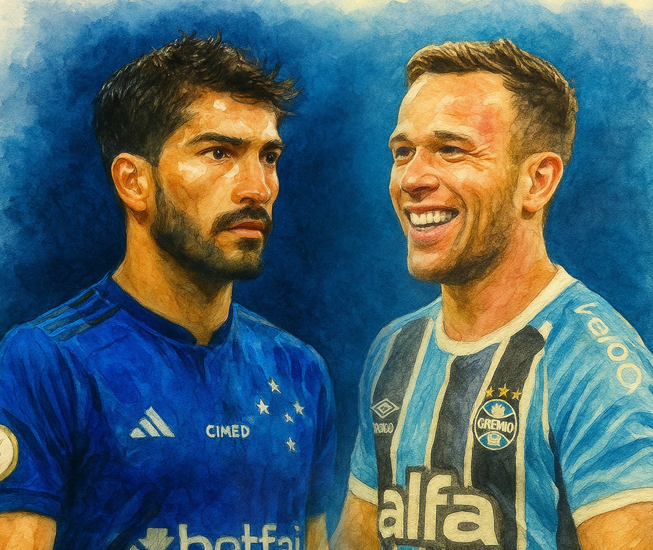 Lucas Silva e Arthur mudam o patamar de Cruzeiro e Grêmio na temporada