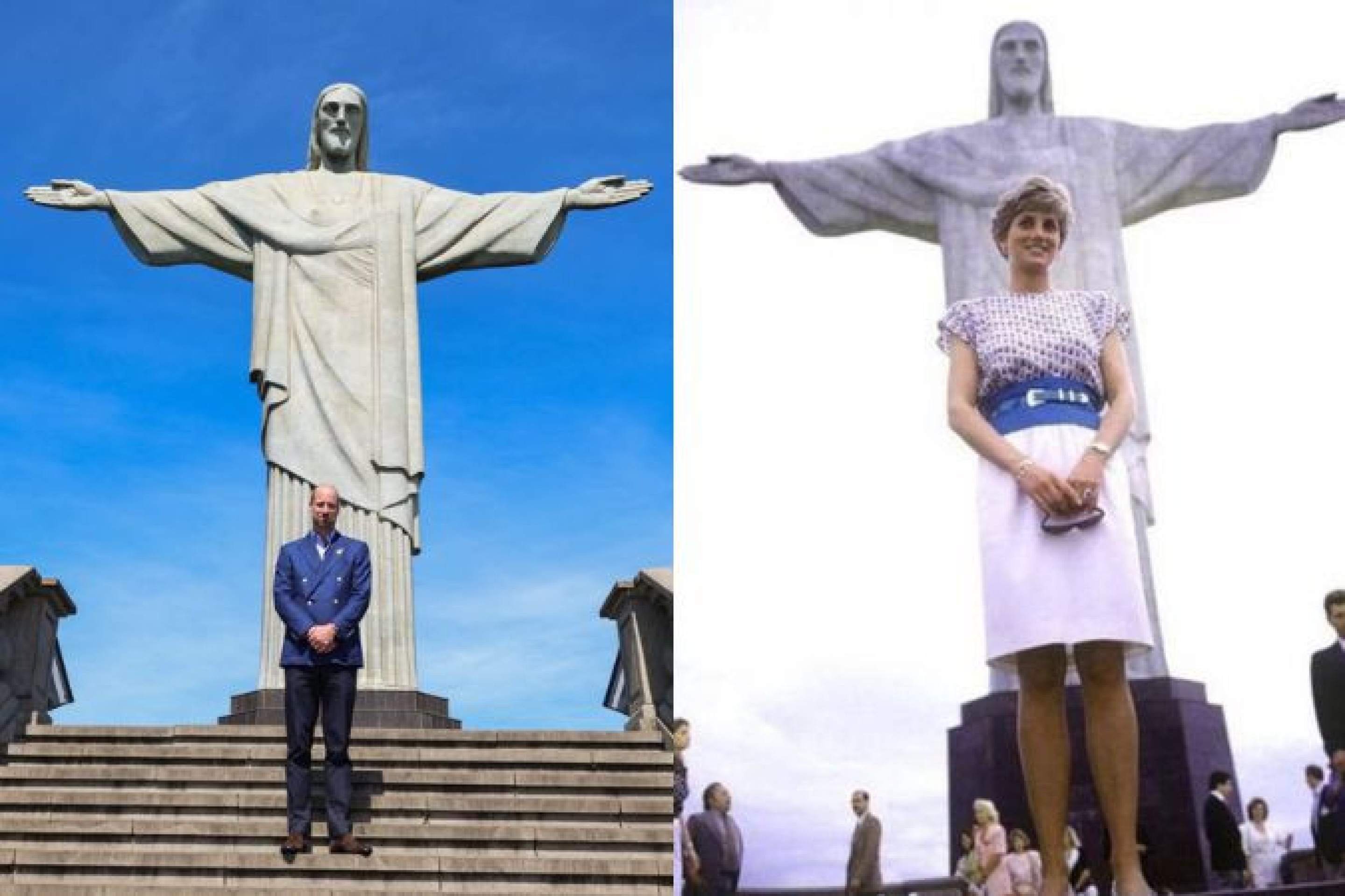 Principe William e princesa Diana