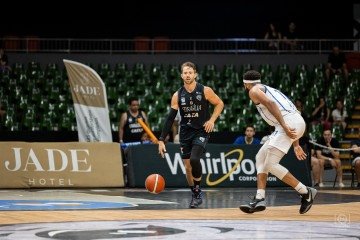Crescenzi é uma das esperanças do Brasília Basquete em busca da recuperação depois da derrota em casa para o Pinheiros  -  (crédito: Matheus Maranhão / @mmaranhaofoto)