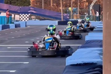Pista do Kart Point, ao lado da Arena BRB  -  (crédito: Reprodução)