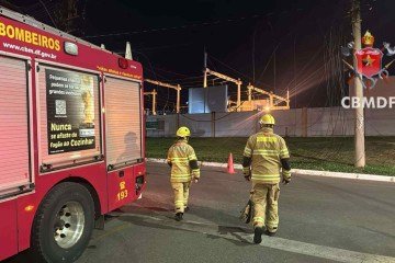 O Corpo de Bombeiros atendeu a ocorrência que não deixou vítimas -  (crédito: CBMDF)