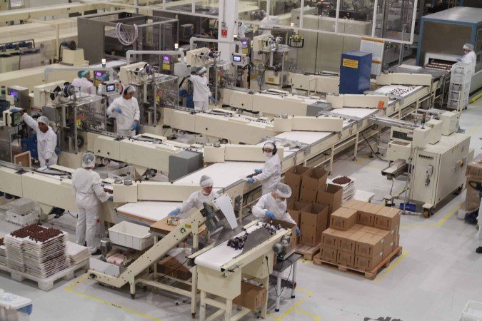 Fábrica da Cacau Show  -  (crédito:  Divulgação/Cacau Show)