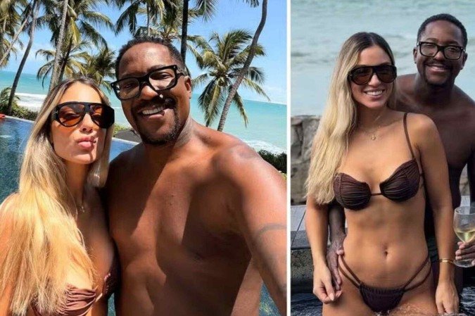 Mumuzinho mostra viagem romântica com a mulher no Ceará: ‘No paraíso’