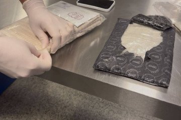 Receita Federal impediu envio de 3,7 kg de cocaína à Europa -  (crédito: Divulgação/Receita Federal)