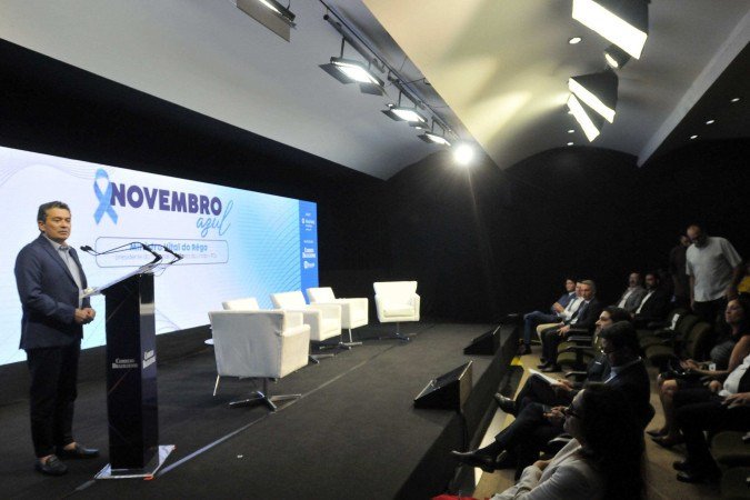  06/11/2025. Crédito: Minervino Júnior/CB/D.A Press. Brasil.  Brasilia - DF. CB Debate Novembro Azul saúde do homem. Vital do Rêgo Presidente do TCU -  (crédito: Minervino Júnior/CB/D.A.Press)