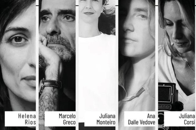 Helena Rios, Marcelo Greco, Juliana Monteiro, Ana Delle Vedove e Juliana Corsi estarão presentes no lançamento da Coleção Rosa Brava, na livraria Platô, neste sábado.  -  (crédito: Divulgação)