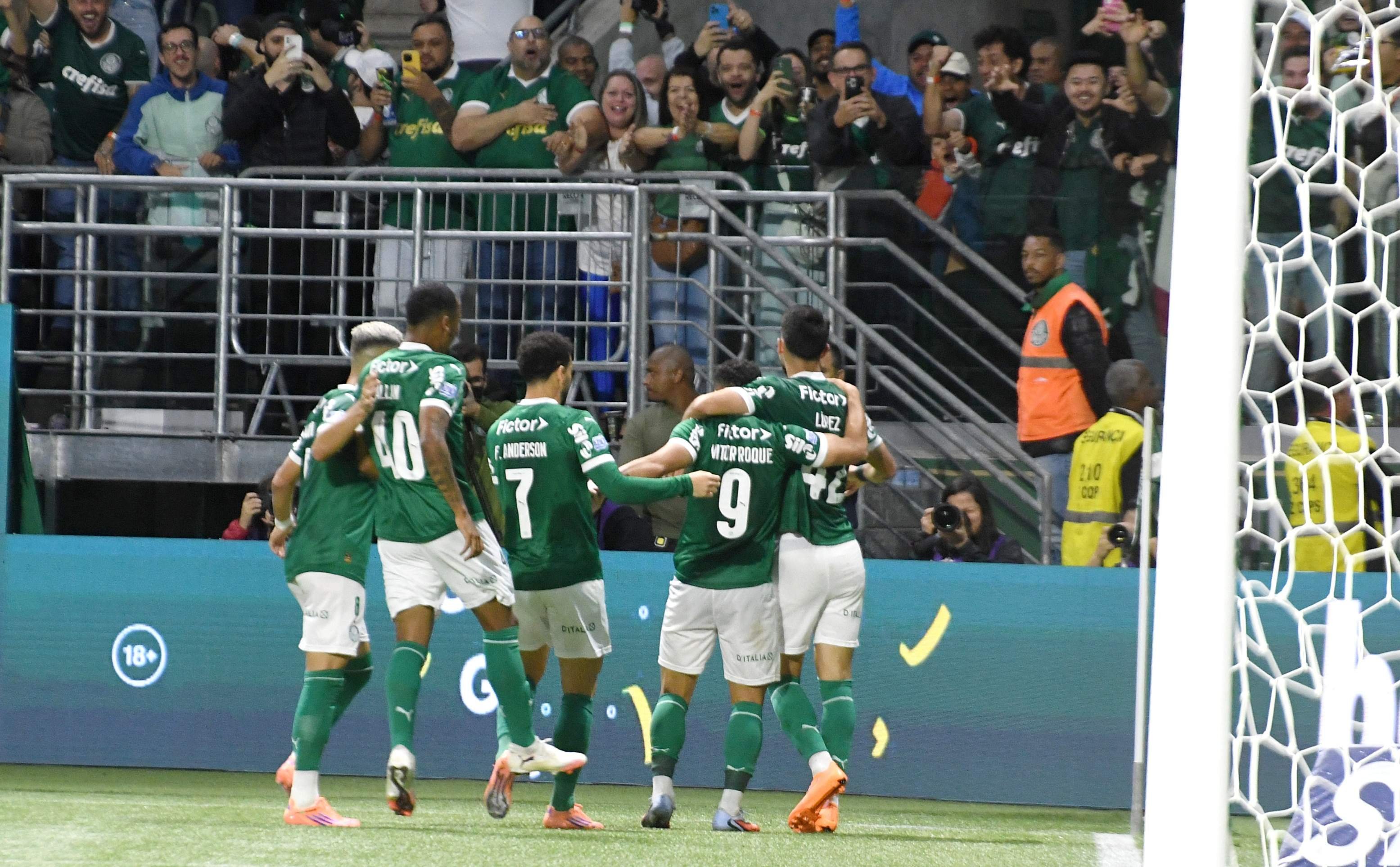 Palmeiras vive simbiose entre jogadores e torcida