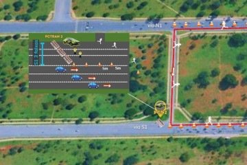 Via de ligação S1/N1, localizada entre a Catedral Rainha da Paz e a Praça do Cruzeiro