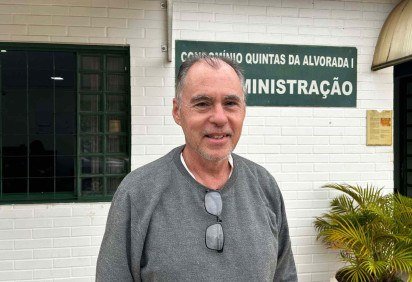 Ben-Hur Venturi conta que há interação entre os moradores -  (crédito:  Manuela Sá/CB/D.A Press) -Ben-Hur Venturi conta que há interação entre os moradores -  (crédito:  Manuela Sá/CB/D.A Press)